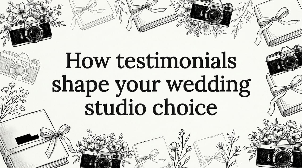 How testimonials shape your wedding studio choice