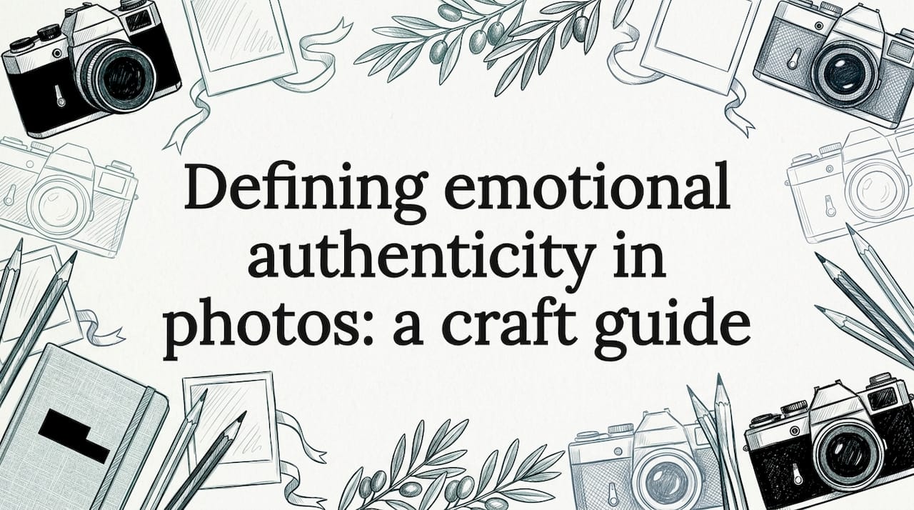 Defining emotional authenticity in photos: a craft guide