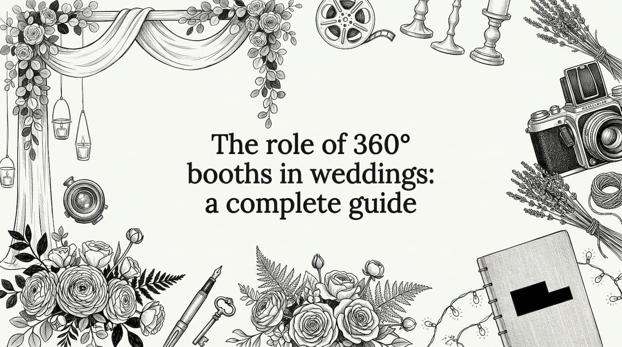 The role of 360° booths in weddings: a complete guide