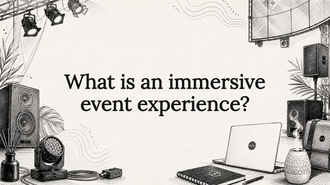 What is an immersive event experience?