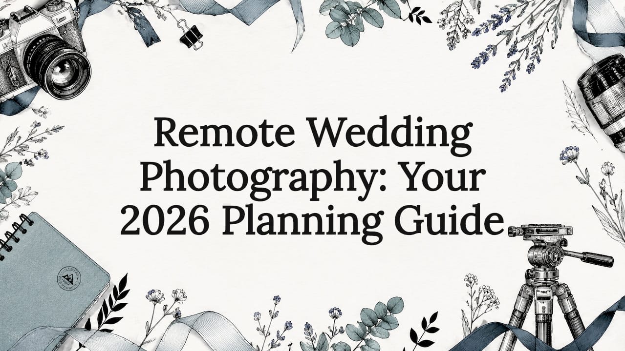 Remote wedding photography: your 2026 planning guide