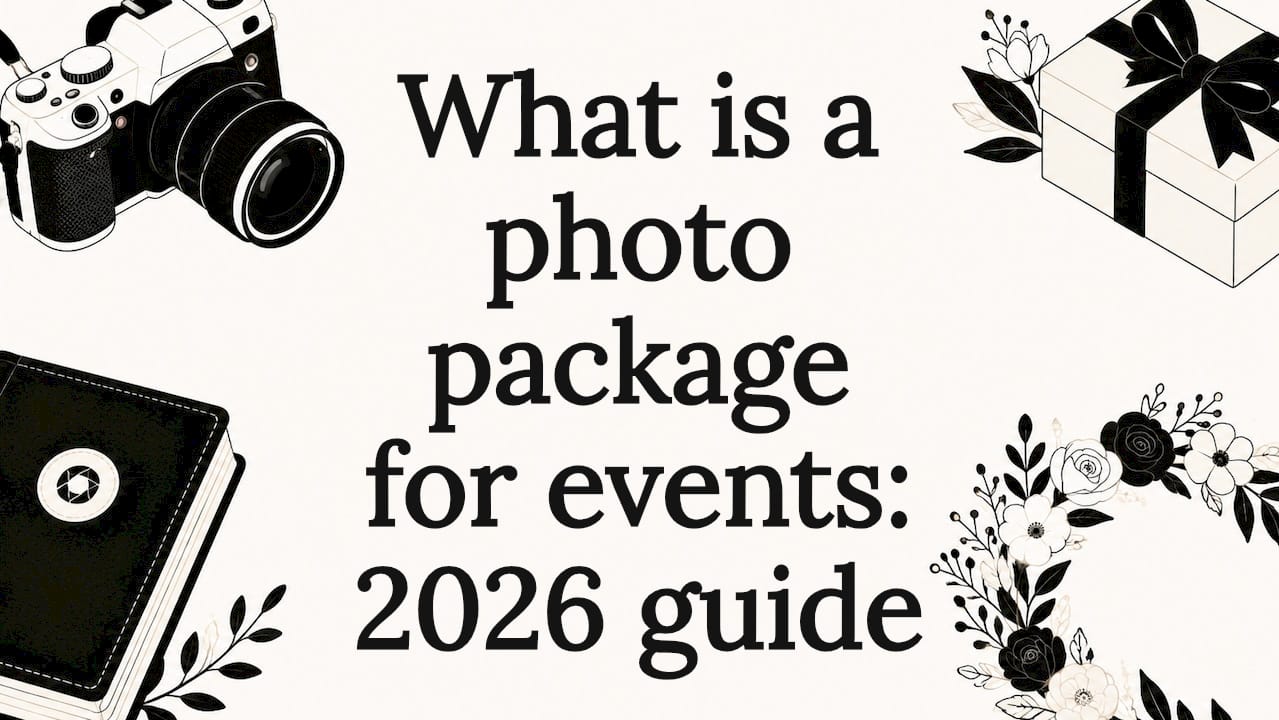 What is a photo package for events: 2026 guide