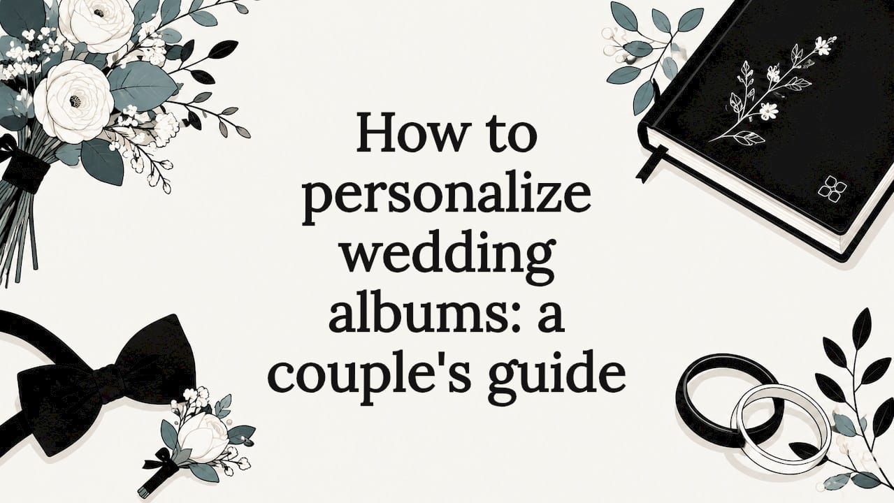 How to personalize wedding albums: a couple's guide