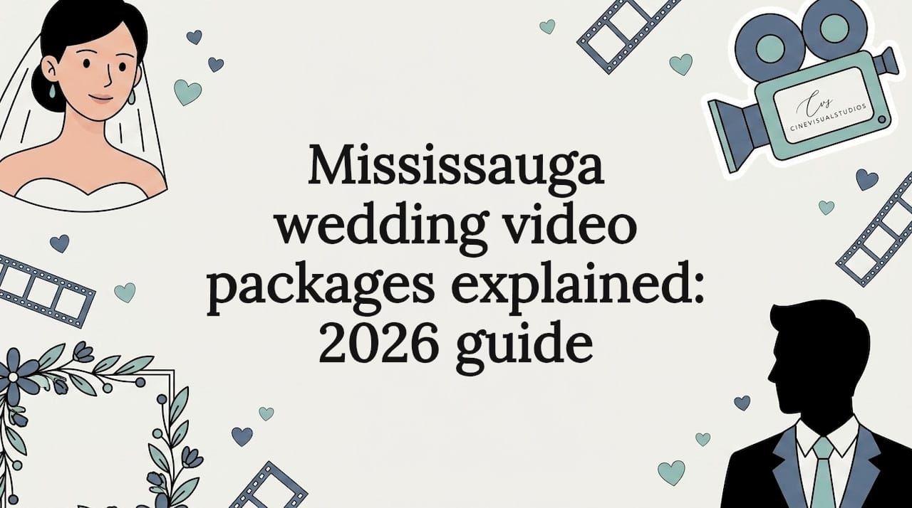 Mississauga wedding video packages explained: 2026 guide