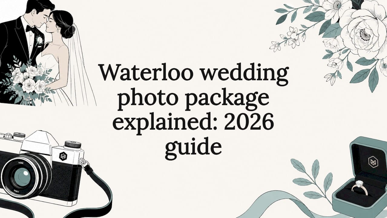 Waterloo wedding photo package explained: 2026 guide
