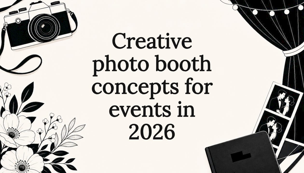Creative photo booth concepts for events in 2026