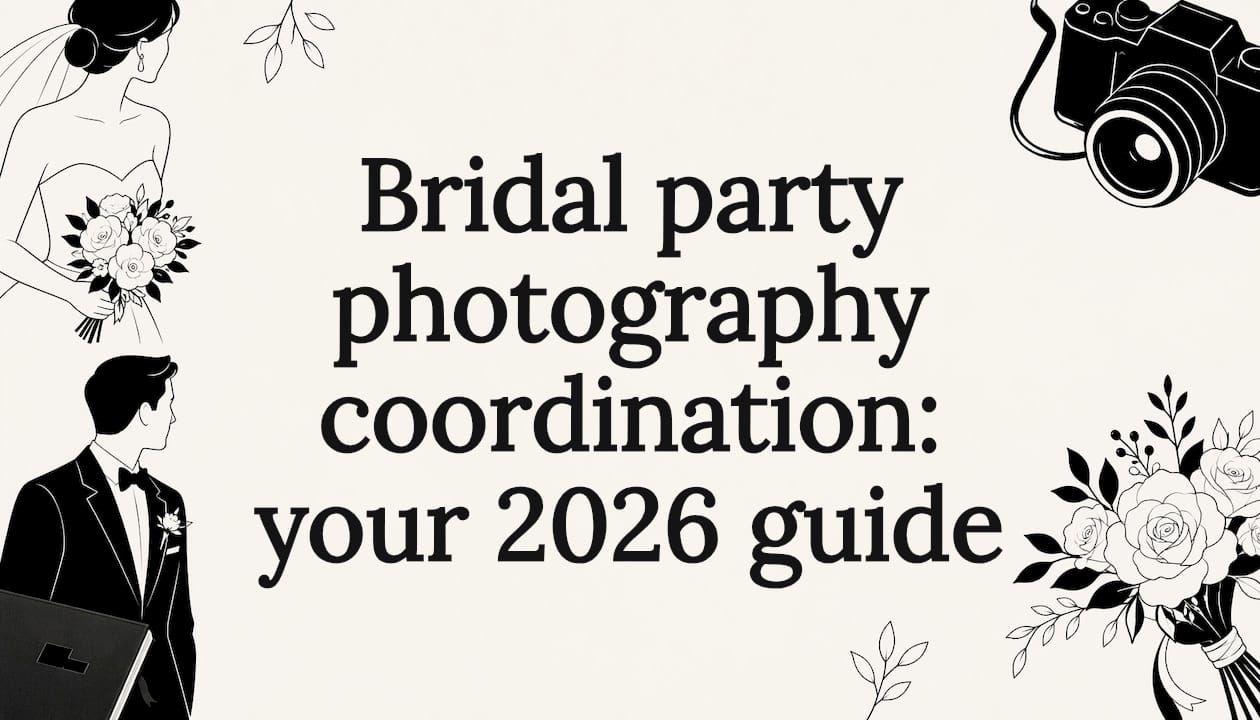 Bridal party photography coordination: your 2026 guide