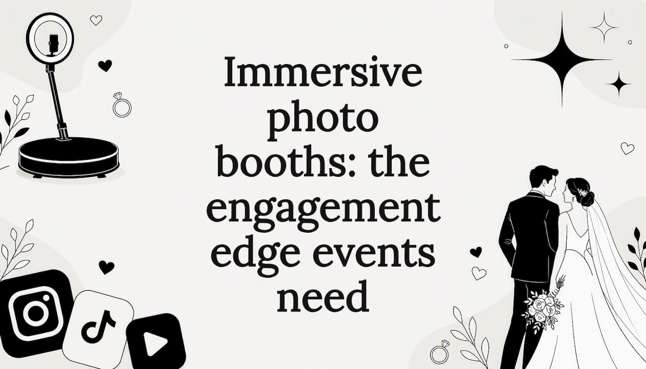 Immersive photo booths: the engagement edge events need