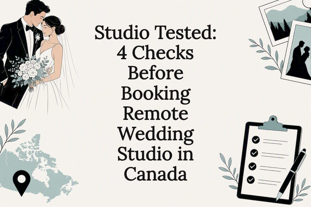 Studio Tested: 4 Checks Before Booking Remote Wedding Studio in Canada