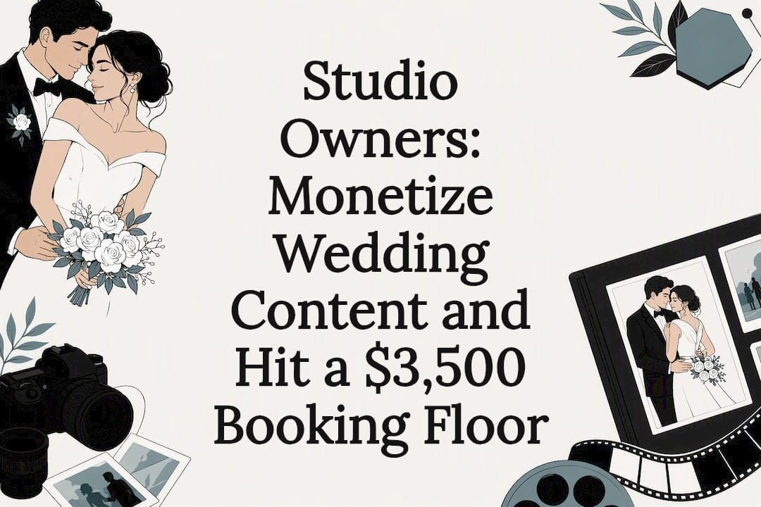 Studio Owners: Monetize Wedding Content and Hit a $3,500 Booking Floor