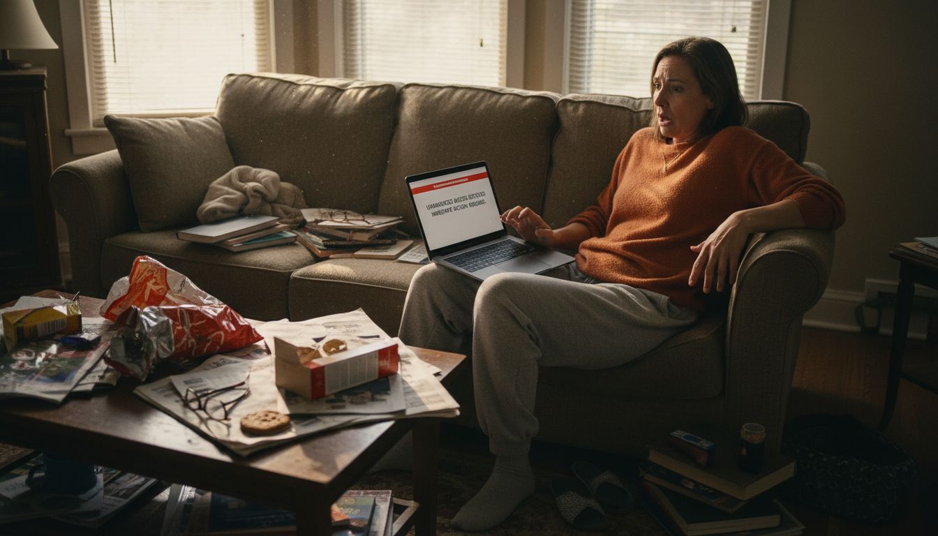 Woman startled by casino security warning