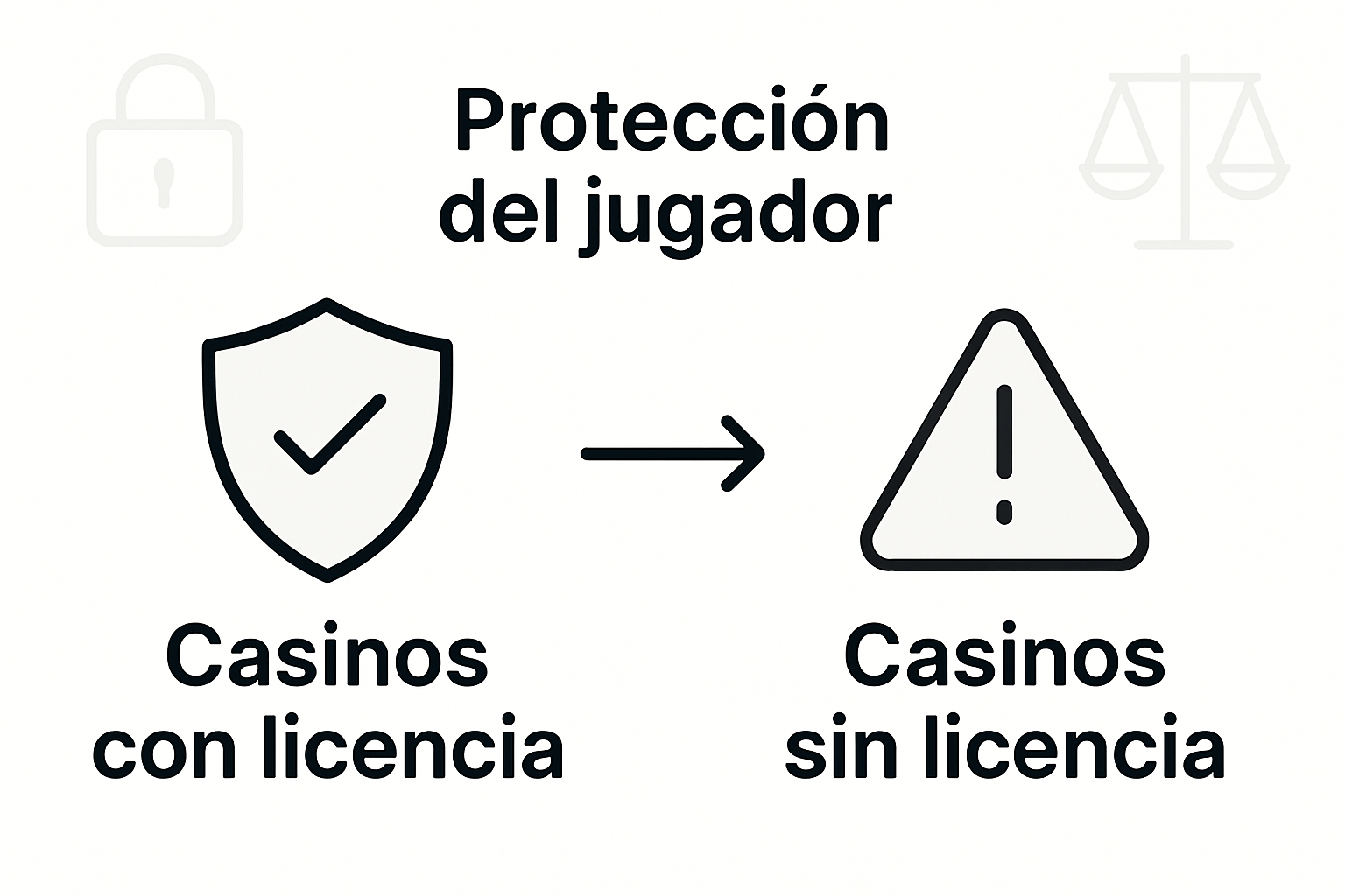 Infografía: ¿En qué se diferencian las medidas de protección para los jugadores de casino?