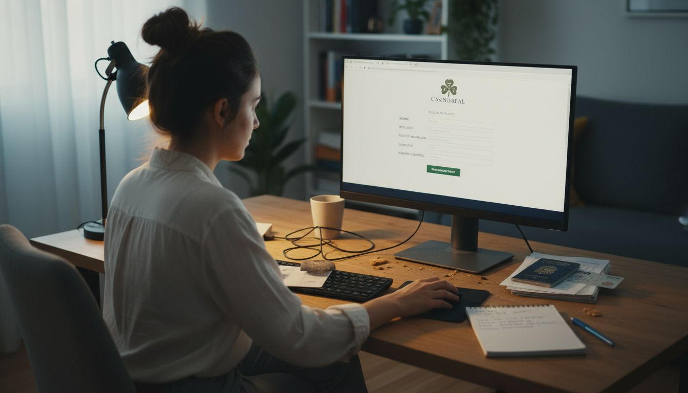 Creación de una cuenta utilizando tu ordenador y la documentación necesaria