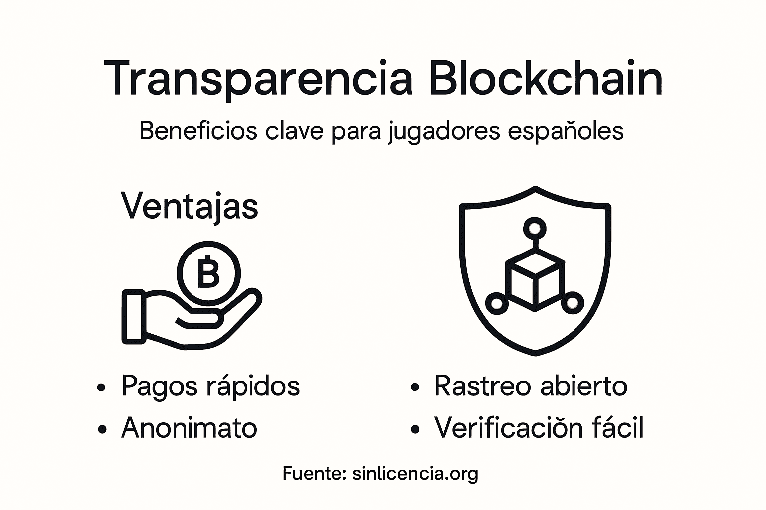 Infografía: cómo la tecnología blockchain garantiza la transparencia en los casinos que operan con bitcoin