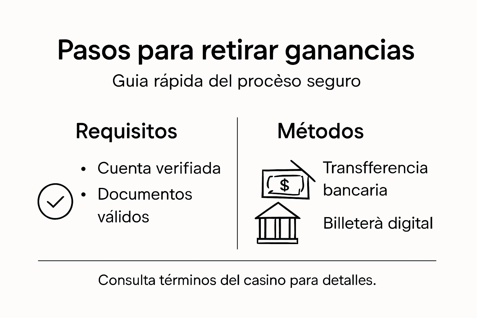 Guía visual: ¿Cómo cobrar tus ganancias paso a paso?