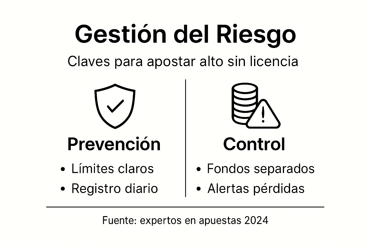 Guía visual para manejar el riesgo en apuestas de alto valor