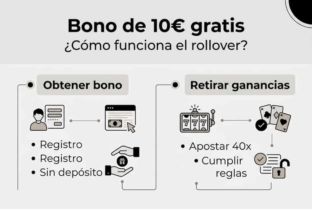 Infografía: ¿Qué necesitas para aprovechar un bono de casino gratis?