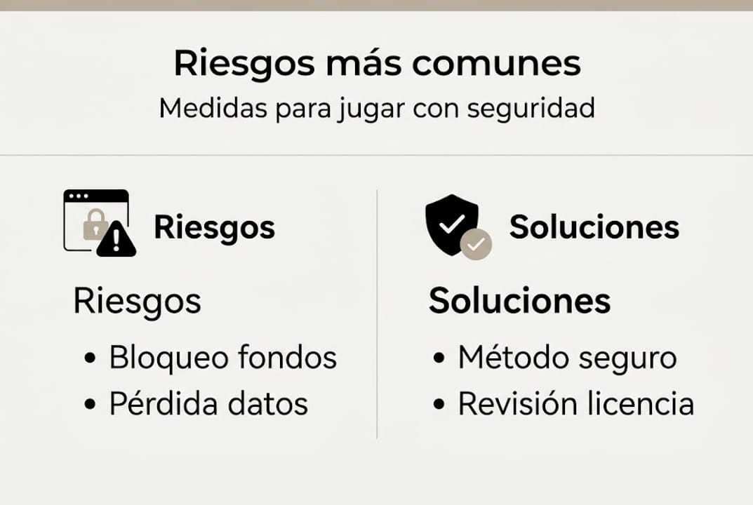 Guía visual sobre los riesgos y cómo jugar seguro en las tragamonedas online