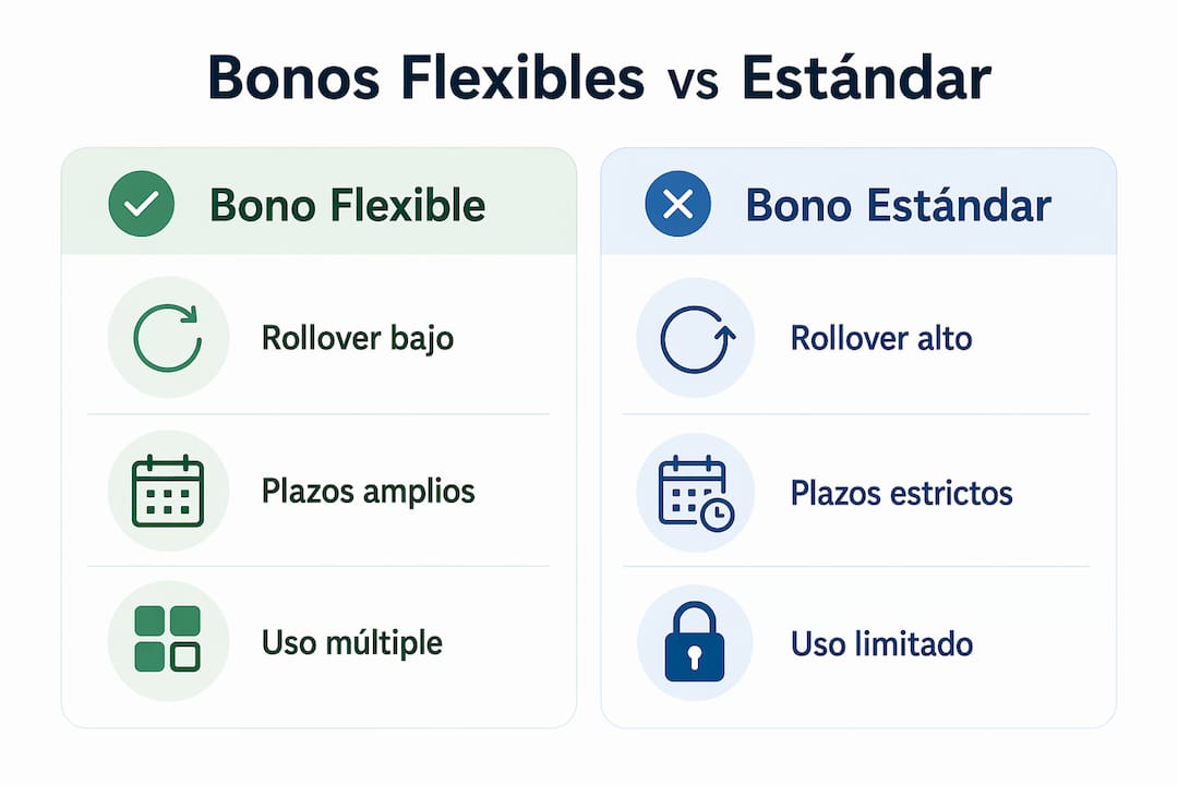 Infografía: diferencias clave entre el bono flexible y el bono tradicional