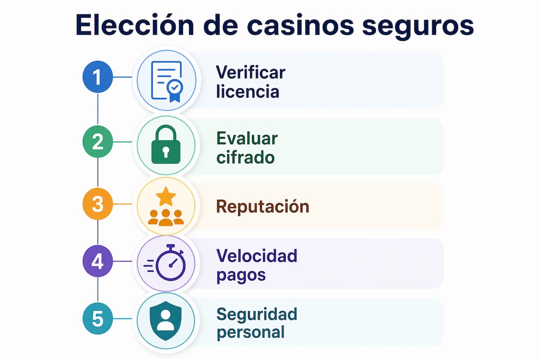 Guía visual para elegir un casino online extranjero seguro: pasos clave que debes seguir
