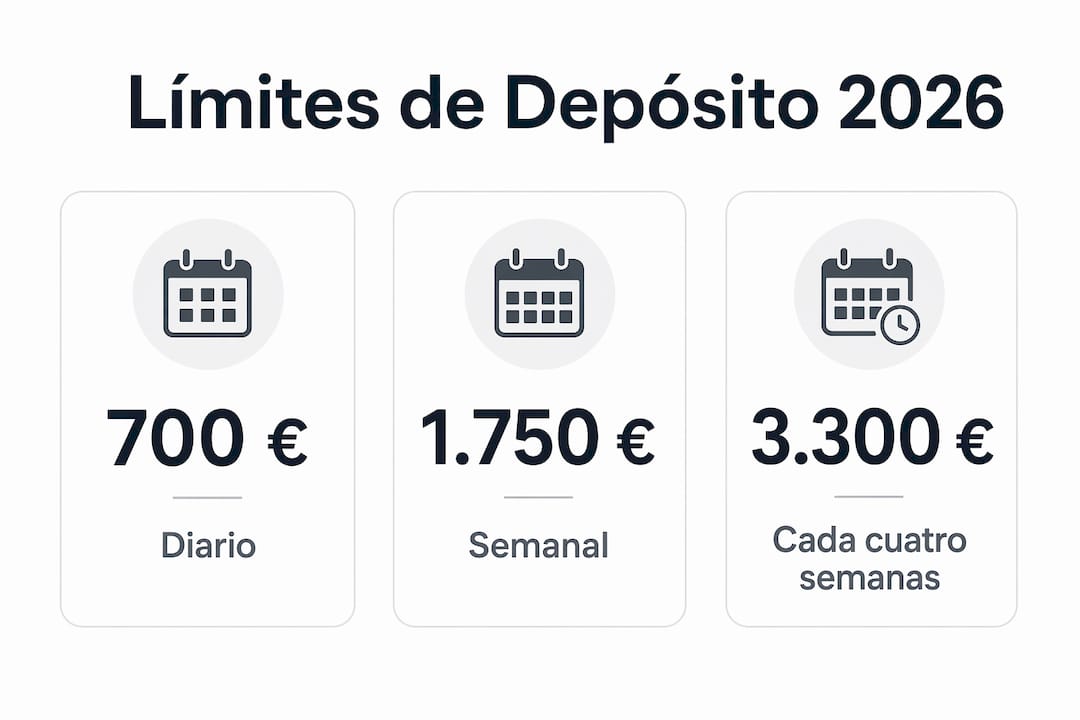 Infografía sobre los límites conjuntos de depósitos en España para 2026
