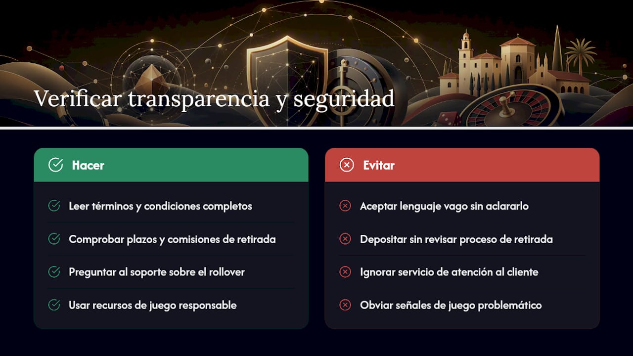 Cómo verificar la transparencia y seguridad de una oferta — overview diagram