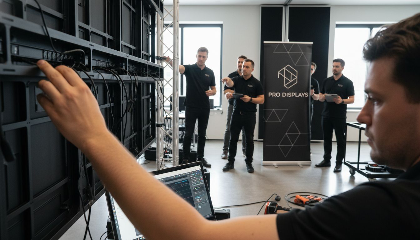 display setup process