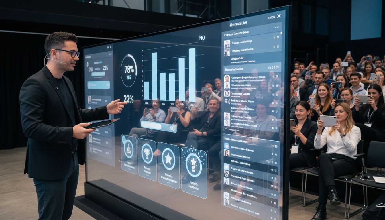interactive polling display