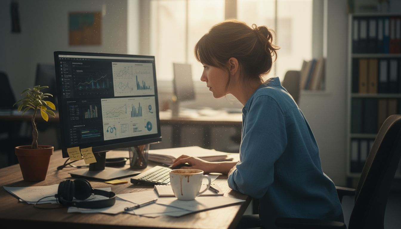 Especialista en análisis de datos revisando el funcionamiento de modelos de inteligencia artificial