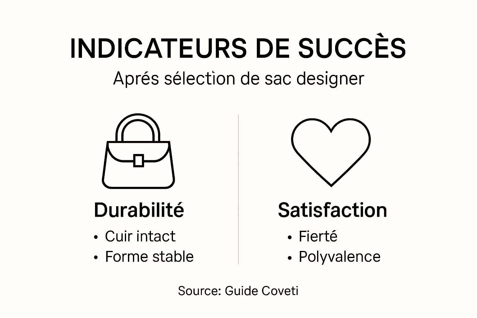 Infographie : les critères qui font le succès des sacs de créateurs