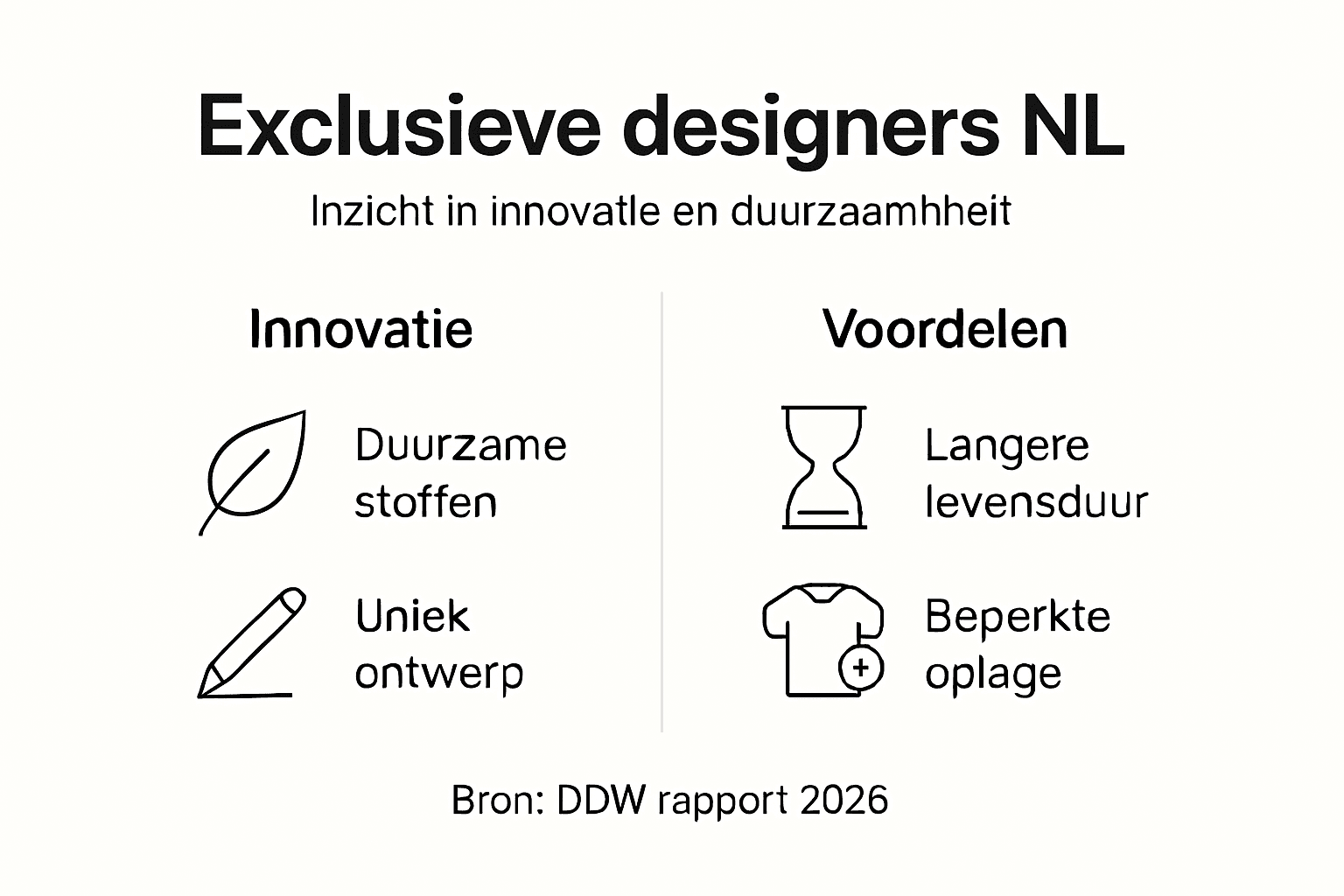 Visueel overzicht van Nederlands design en mode