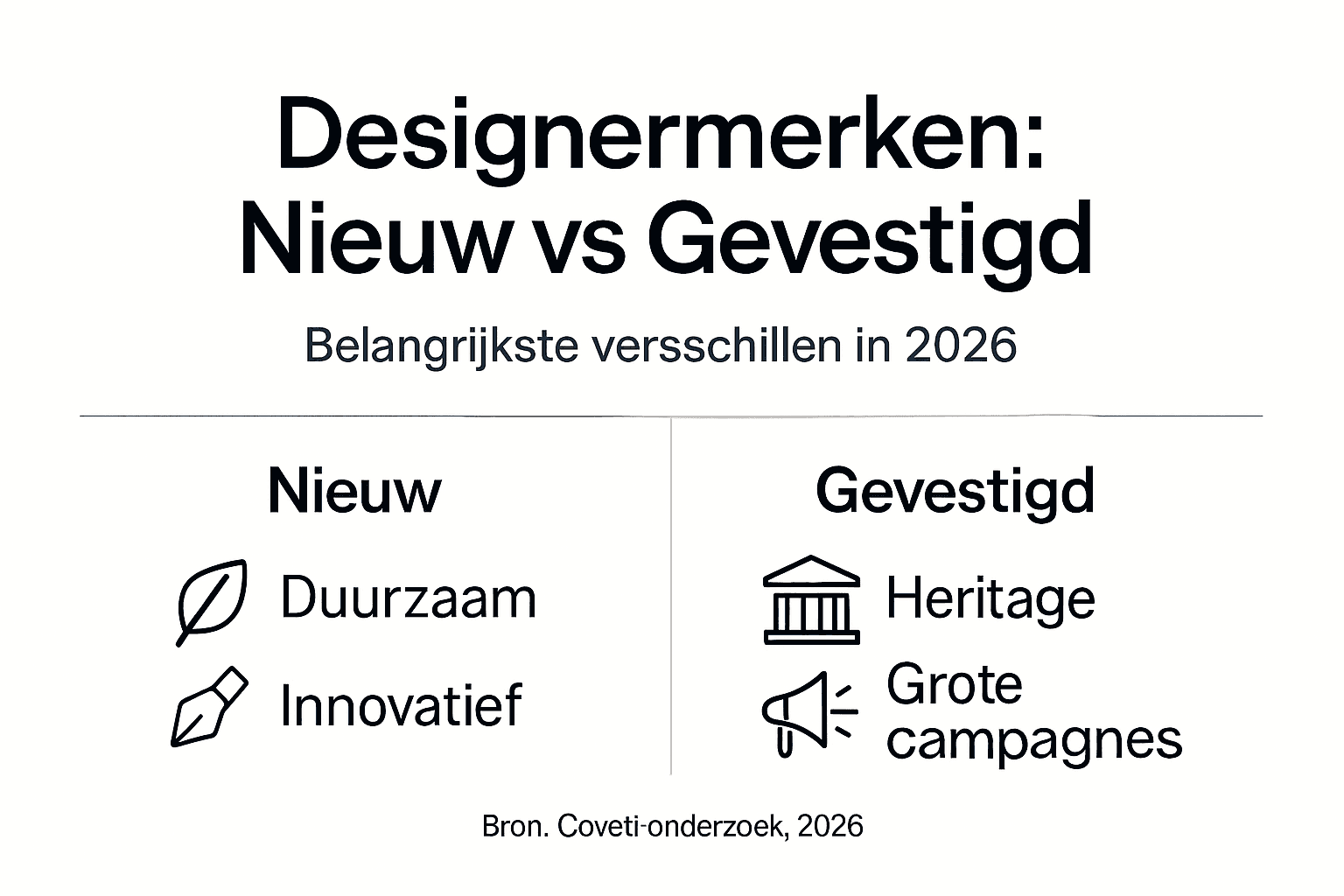 Infographic: Opkomende merken versus gevestigde namen
