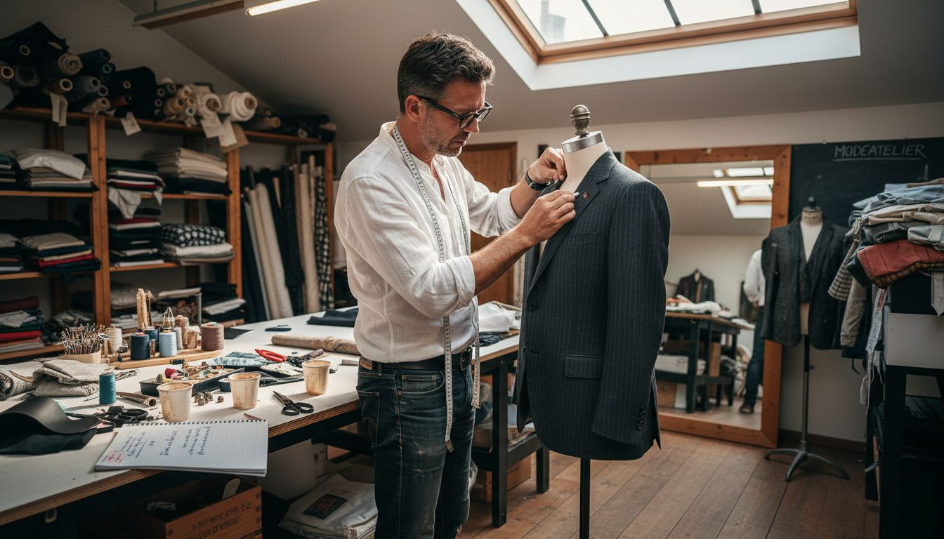 Mode-expert beoordeelt zorgvuldig geselecteerd kledingstuk