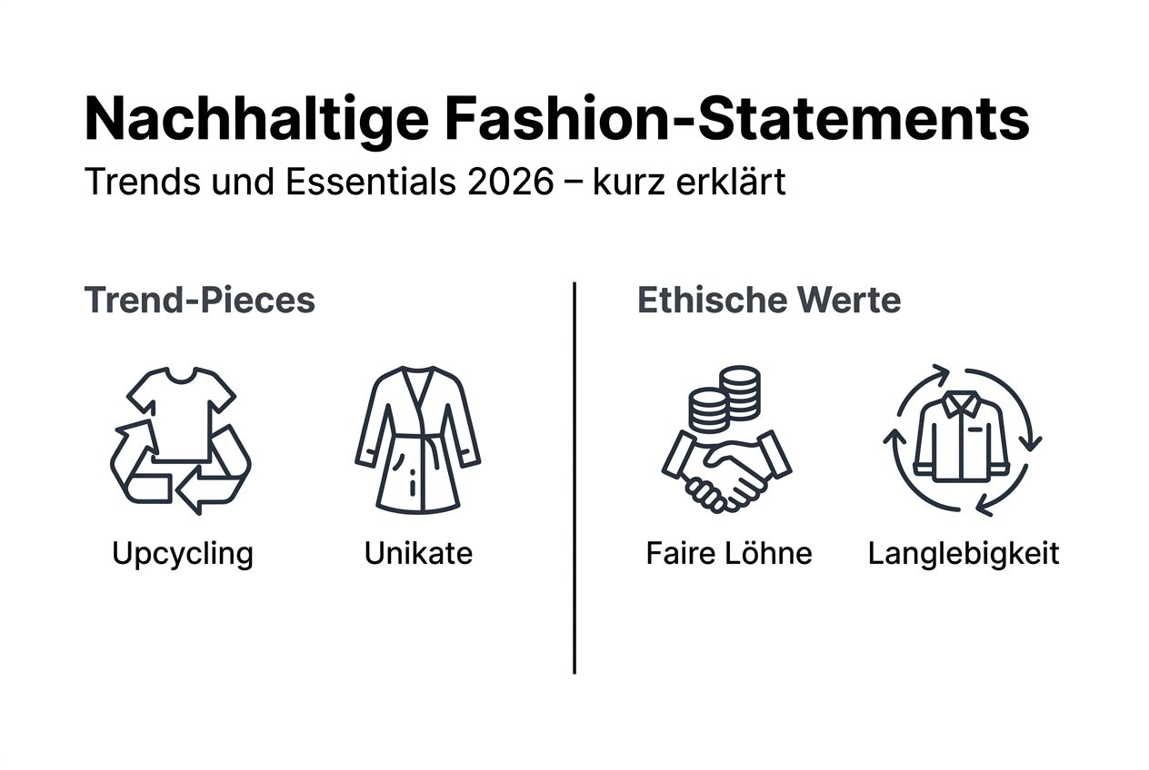 Nachhaltige Modetrends 2026 auf einen Blick – die wichtigsten Fakten und Entwicklungen im Überblick