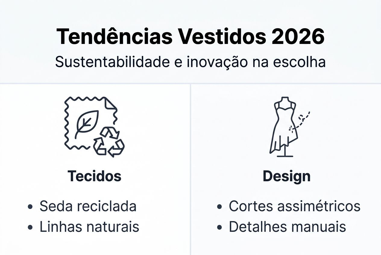 Visualização das principais tendências em vestidos de cerimónia