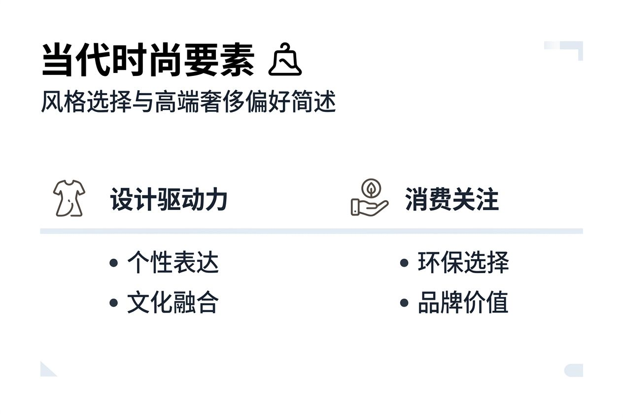 一张信息图带你快速了解当下时尚潮流的精髓要素