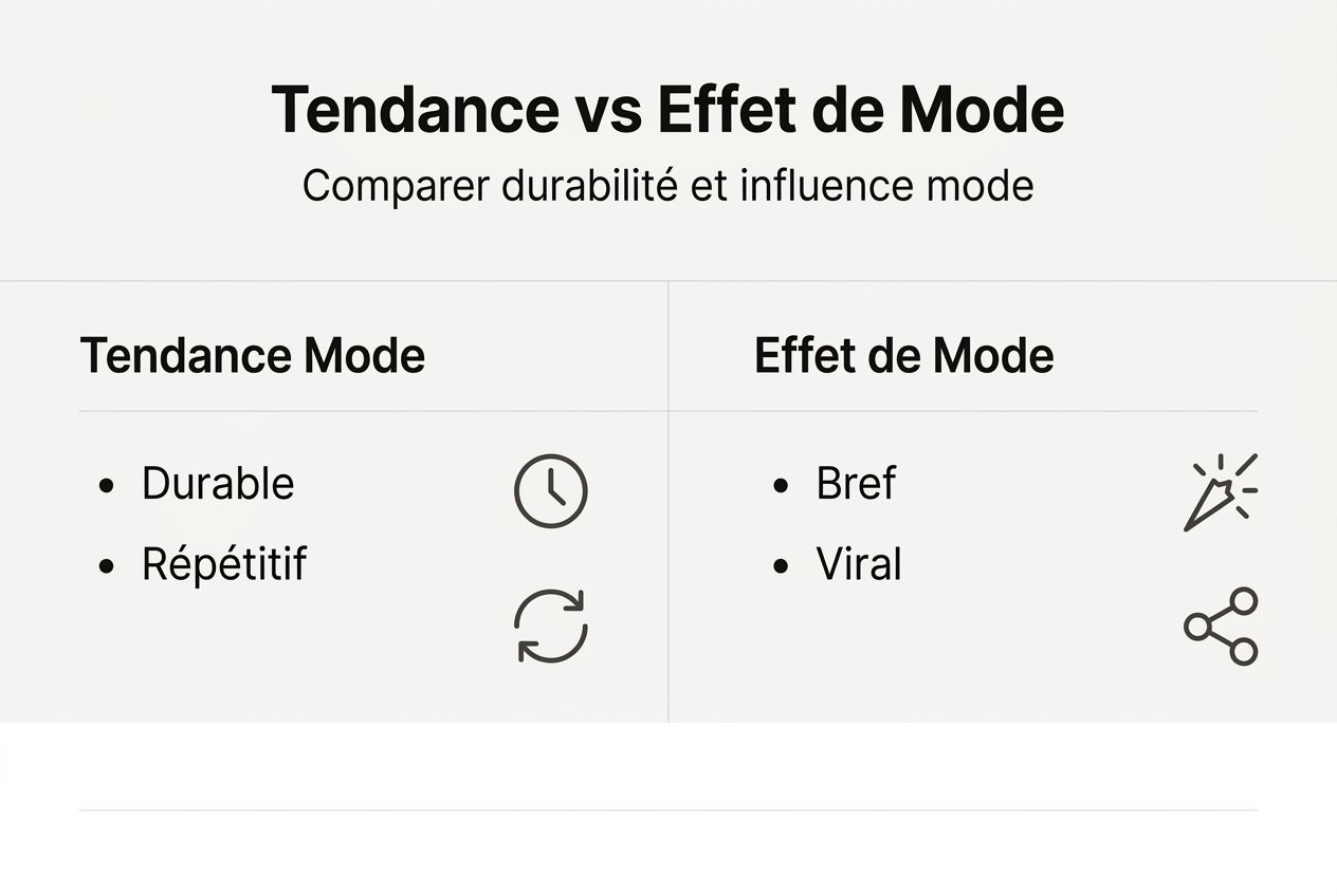 Infographie : comment différencier une vraie tendance d’un simple effet de mode ?