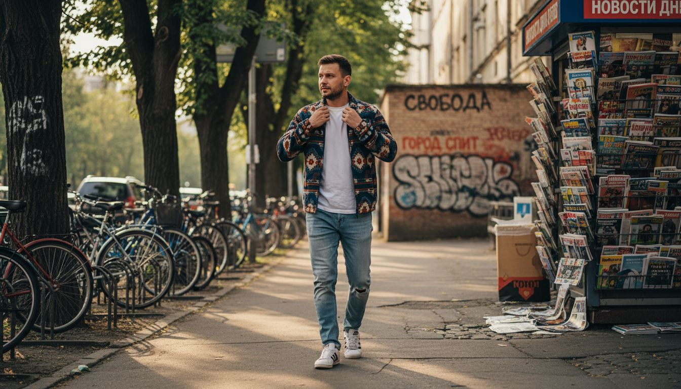 Современный мужчина умеет подчеркнуть свой стиль в ритме большого города.