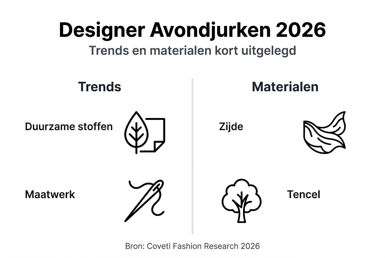 Infographic: De nieuwste trends in designer avondjurken voor 2026