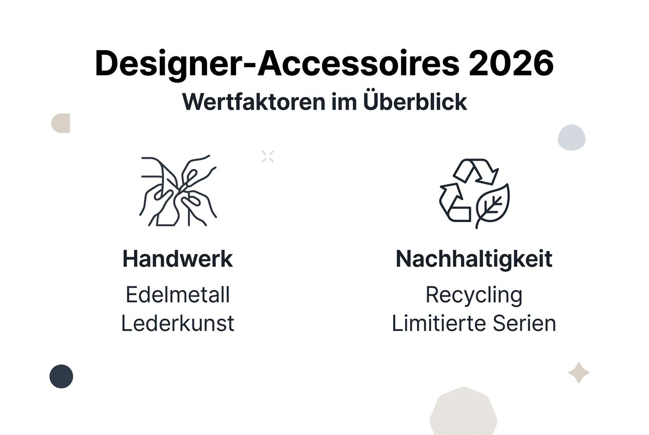 Infografik: Was beeinflusst den Wert von Designer-Accessoires?