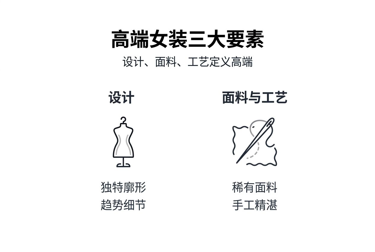 高端女装三大核心要素简明图解
