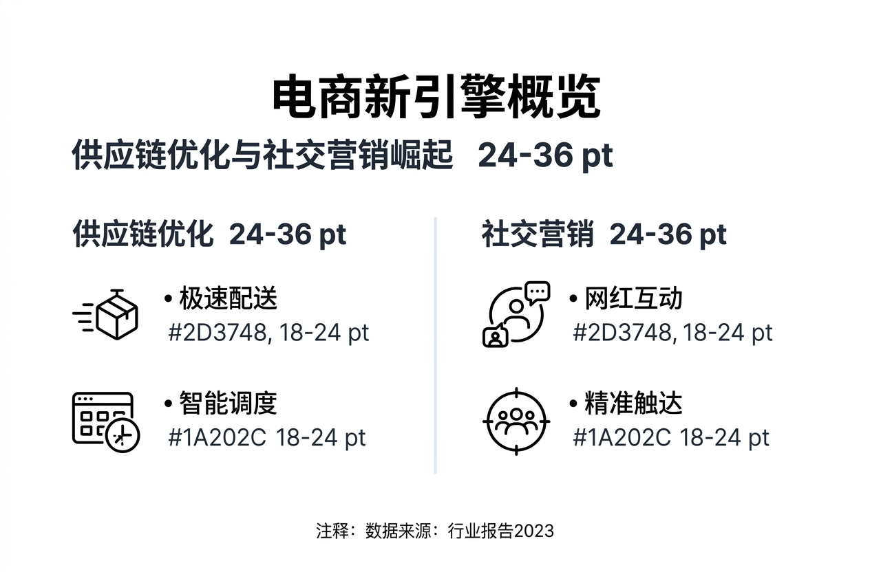 供应链与社交营销对比图解