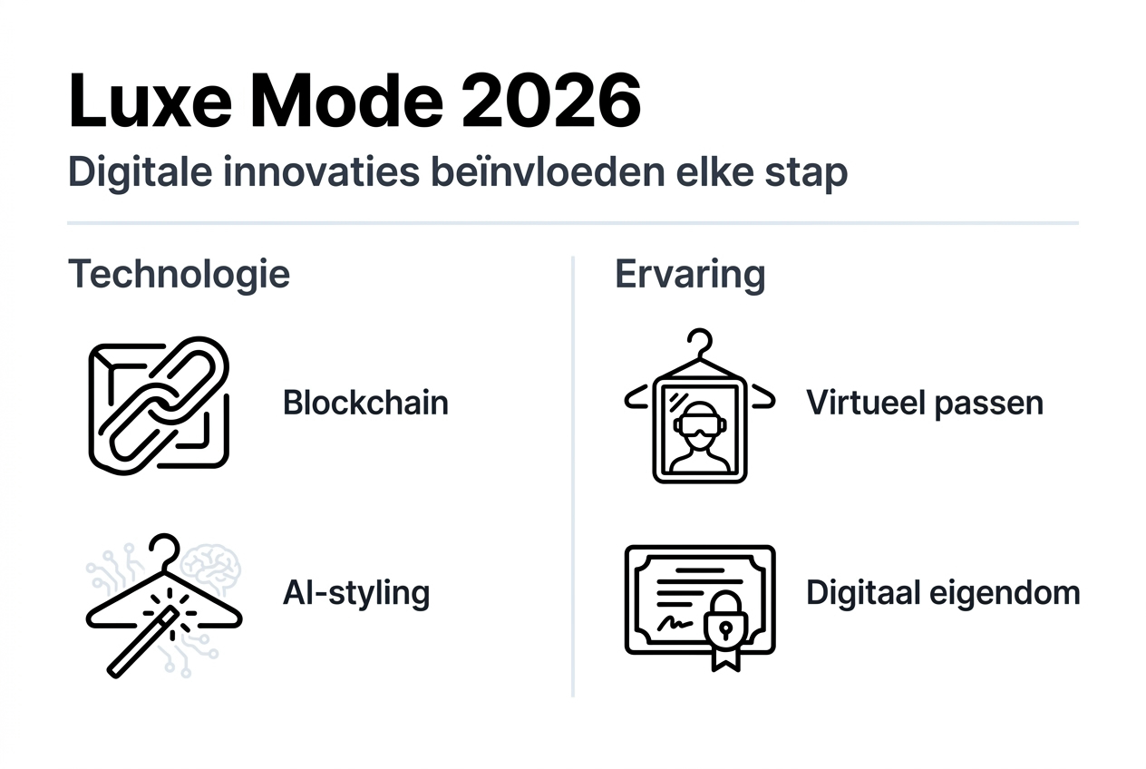 Overzicht: De nieuwste digitale modetrends in luxe voor 2026