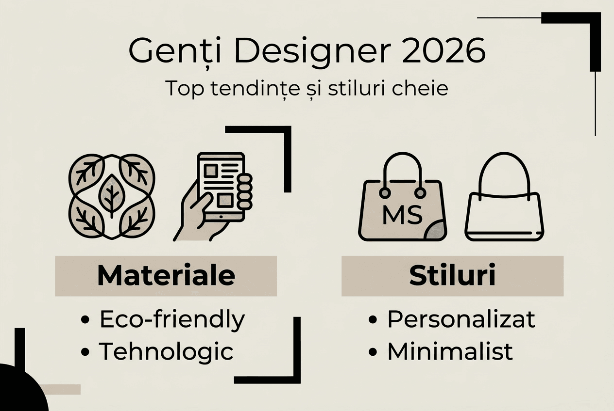 Vizual: Cele mai importante tendințe în materie de genți pentru 2026