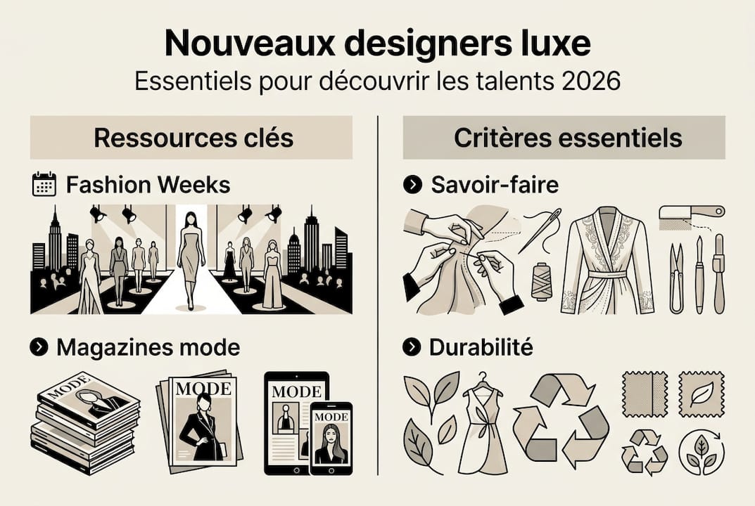 Infographie : à la rencontre des créateurs qui révolutionnent la mode de luxe