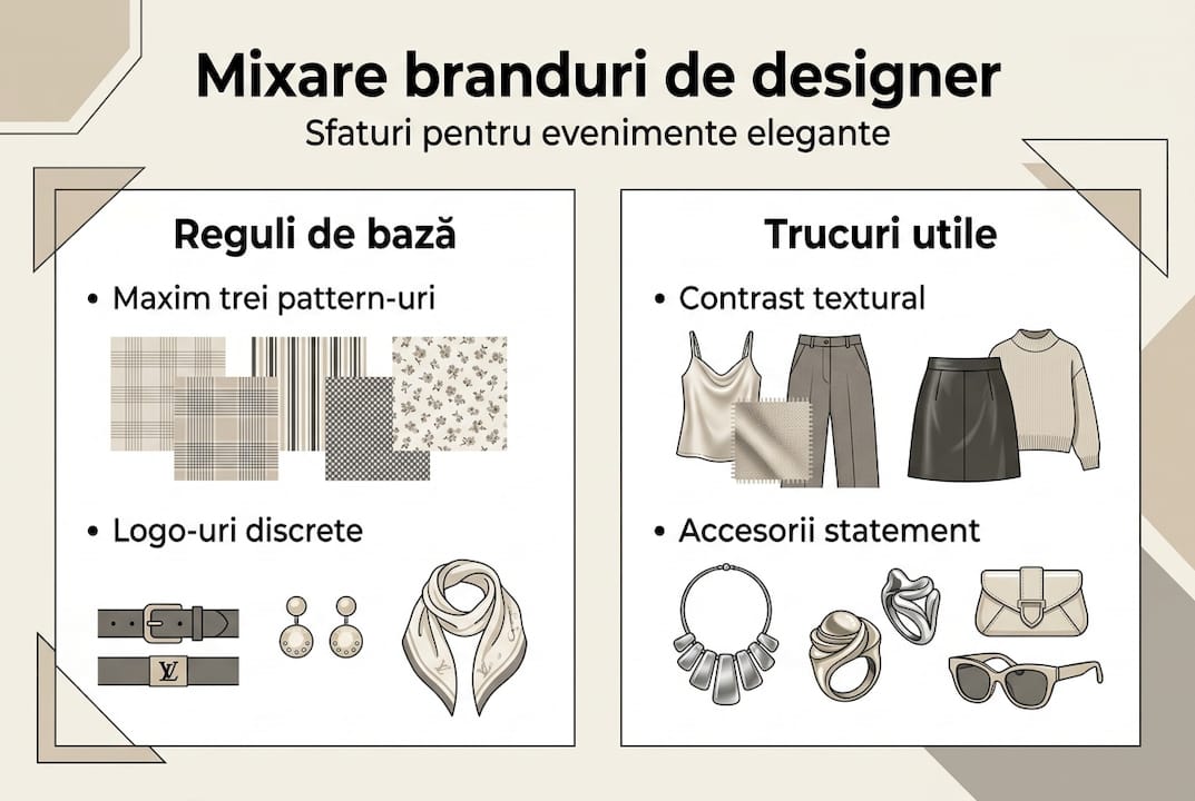 Infografic: cum combinăm corect brandurile