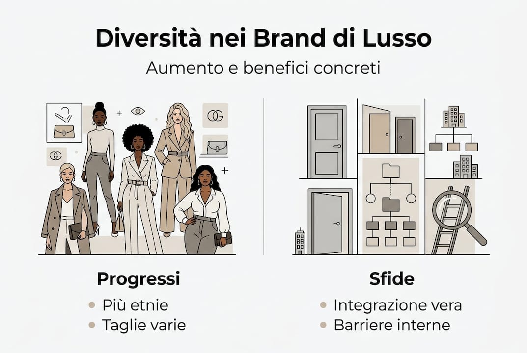 Infografica: vantaggi e criticità della diversità