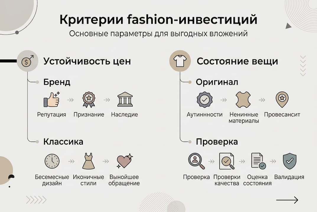 Инфографика: на что обратить внимание при вложениях в моду