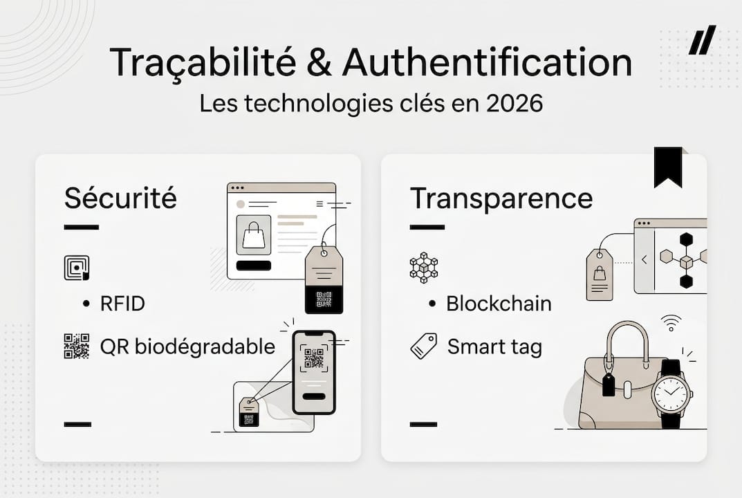 Infographie : comment la traçabilité et l’authentification révolutionnent l’univers du luxe