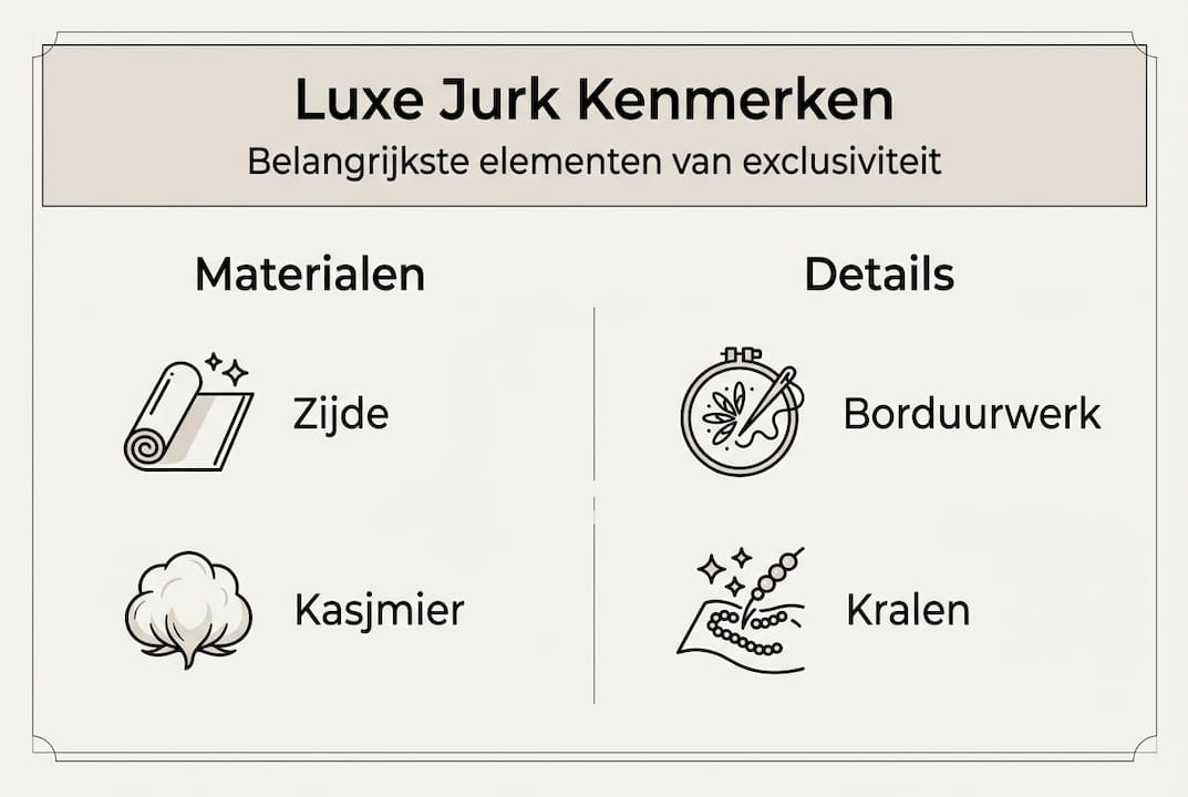 Infographic: wat een luxe jurk echt bijzonder maakt